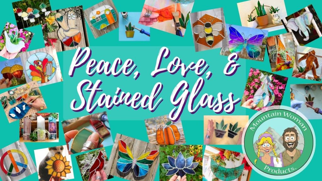 peace love stained glass community mountain woman products