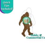 Sasquatch Stained Glass Pattern Mountain Woman Products