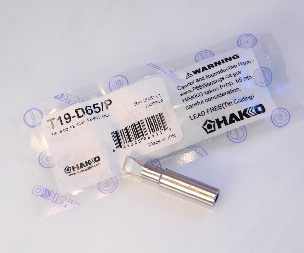 Hakko T19 D65 Tip for 601 iron
