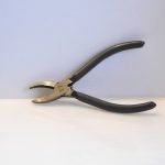 mini grozing breaking pliers for stained glass grey handles Mountain Woman Products