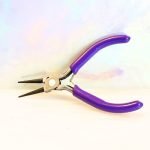 round nosed pliers with purple handles for stained glass wirework like jump rings & hangers Mountain Woman Products