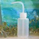 Squeeze bottle with straw for iron stand sponge Mountain Woman Products