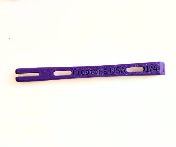 Creator's Handy Foiler in purple at 1/4 size with a white background