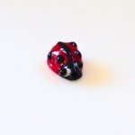 lampwork glass ladybug bead Mountain Woman Products