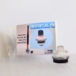 Creator's brand oil pod for stained glass with one in package and one out of it in a waffle grid Mountain Woman Products