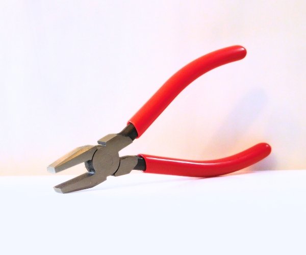 Studio Pro Breaking Pliers for Stained Glass with red soft grip handles Mountain Woman Products