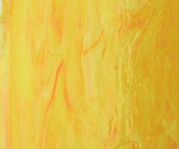 DG1137 Designer Yellow Orange White Opal Stained Glass Sheet closeup Mountain Woman Products