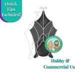 upside down hanging bat suncatcher for halloween black & charcoal grey commercial use pattern Mountain Woman Products