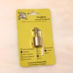 Gryphon Grinder Bit 1/4" standard grit in yellow packaging Mountain Woman Products