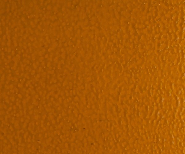 WIssmach Dark Amber Corella Classic Stained Glass Sheet close up showing bumpy texture Mountain Woman Products