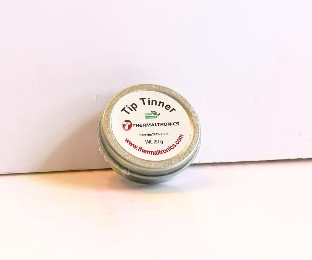 Thermaltronics Tip Tinner for fixing soldering iron tips in round metal tin Mountain Woman products