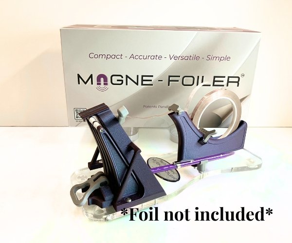 Creators Magne-Foiler machine with box in the background Mountain Woman Products
