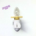 Nightlight Automatic Sensor with brass clip for stained glass with clear bulb Mountain Woman Products
