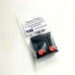 Creator's Super Stops for waffle grid black with red adjuster in package in Mountain Woman Products Studio